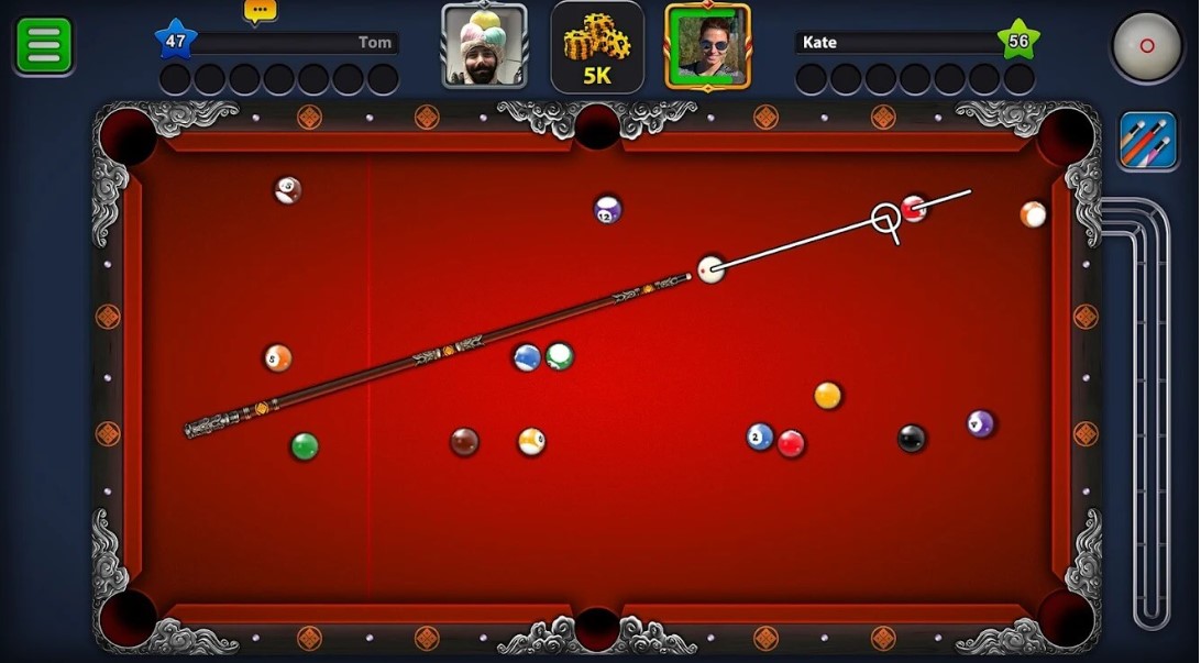 8 ball pool mod Apk long trajectory