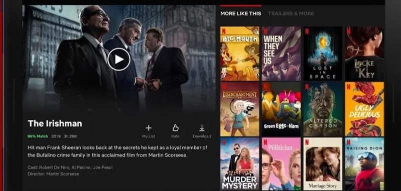 Netflix Mod Apk feature