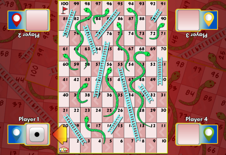 Snake Ladder in Ludo KIng