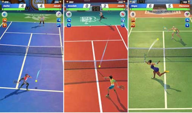 Tennis clash mod Apk multi feature