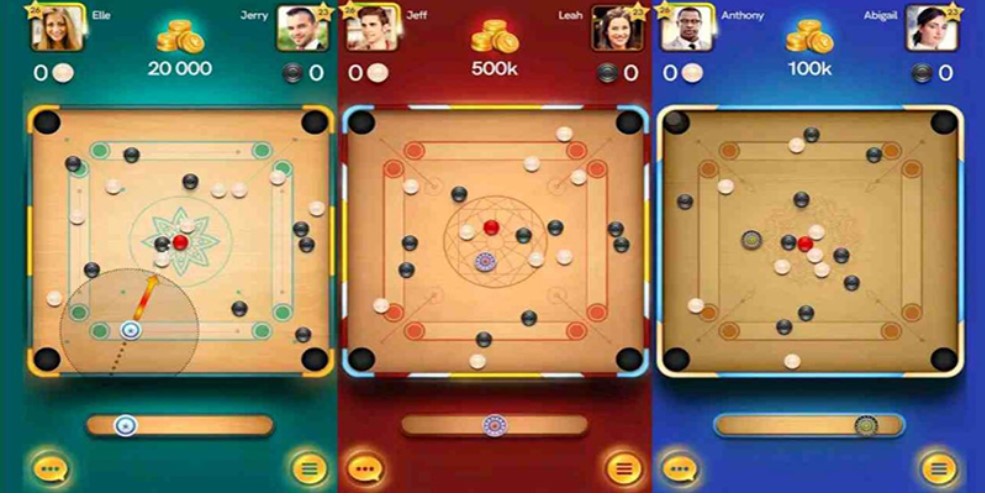 carrom Pool mod Apk compete with other players