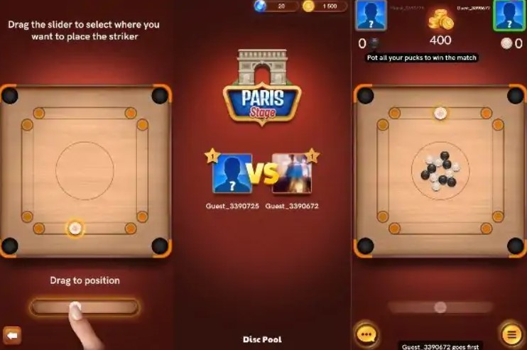 Download carrom Pool mod Apk game