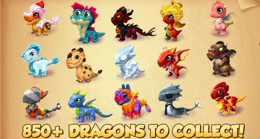 Customized Dragons In Dragon Mania
