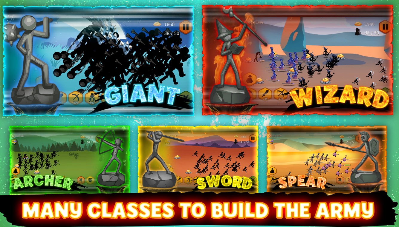 Feature of Stickman battle mod Apk