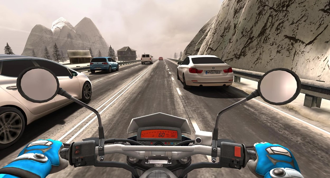 Feature of Traffic rider mod Apk