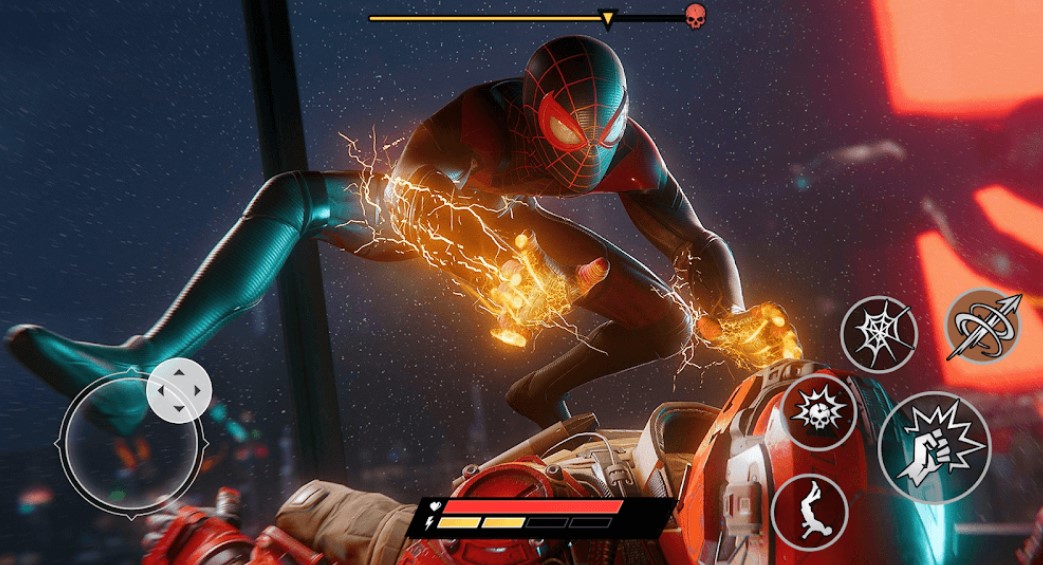 Graphics of Spider fight 2 mod apk