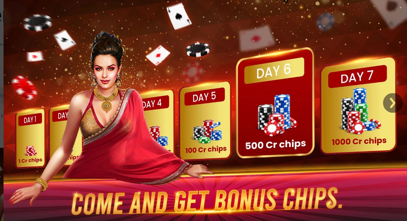 Teen patti Gold apk features get chpis