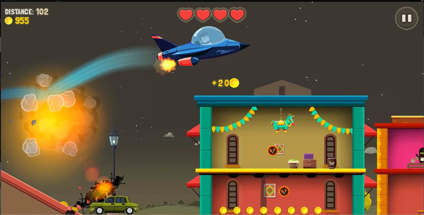 Graphics in Aliens Drive Me Crazy mod apk